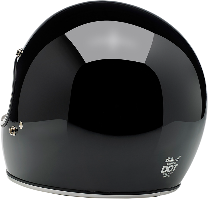 BILTWELL Gringo Motorcycle Helmet - Gloss Black - XS 1002-101-101