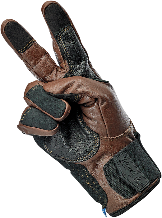 BILTWELL Belden Gloves - Chocolate/Black - Large 1505-0201-304