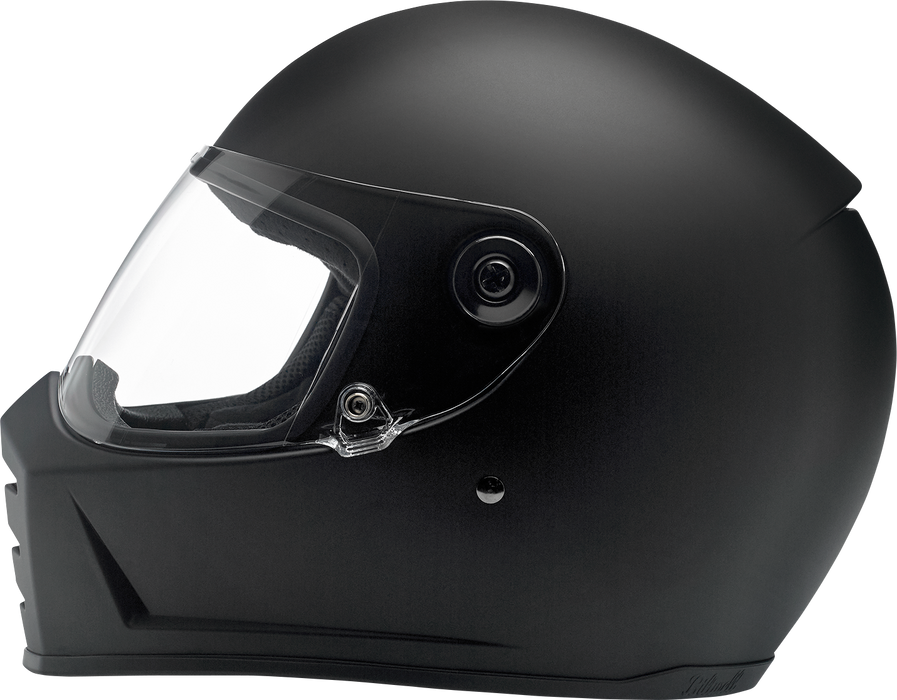 BILTWELL Lane Splitter Motorcycle Helmet - Flat Black - XS 1004-201-101