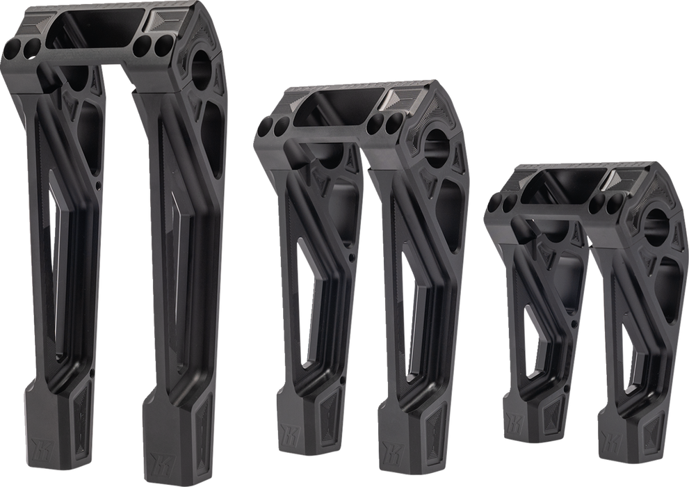 KODLIN MOTORCYCLE Risers - Fastback - 6" - Black K55123