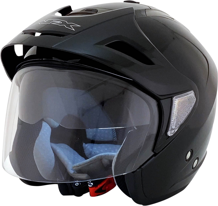 AFX FX-50 Motorcycle Helmet - Gloss Black - XS 0104-1363