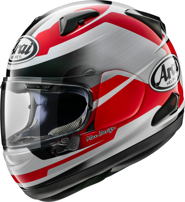 ARAI Quantum-X Motorcycle Helmet - Steel - Red - 2XL 0101-15741