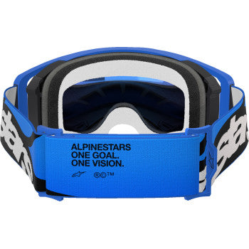 ALPINESTARS Goggles  Supertech Goggles - Stream - Blue - Blue Mirror 5100625-7271