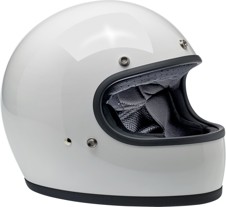 BILTWELL Gringo Helmet - Gloss White - Small 1002-517-102