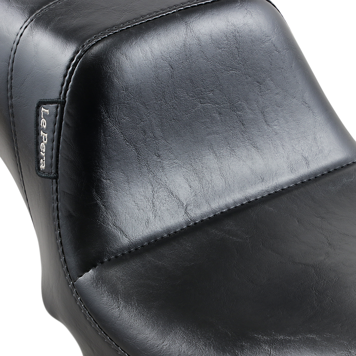 LE PERA Daytona 2-Up Seat - Without Backrest - Smooth - Black - Dyna LK-515