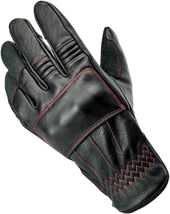 BILTWELL Belden Gloves - Redline - XS 1505-0108-301