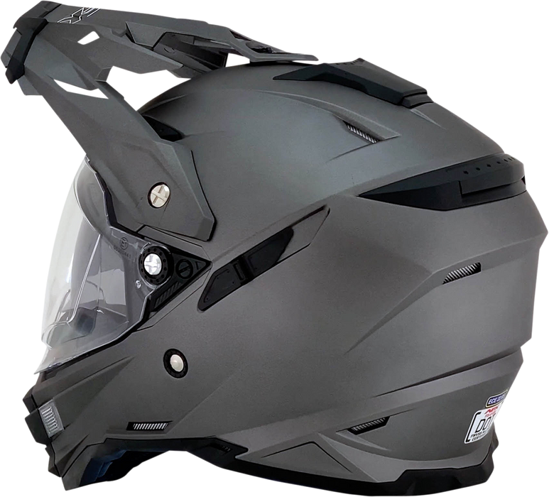 AFX FX-41DS Helmet - Frost Gray - XS 0110-3760