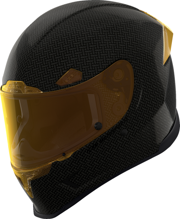 ICON Airframe Pro™ Motorcycle Helmet - Carbon 4Tress - Yellow - 2XL 0101-16664