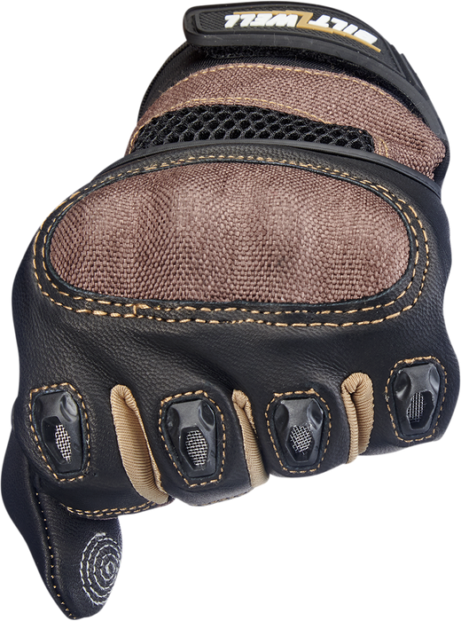 BILTWELL Bridgeport Gloves - Chocolate - Medium 1509-0201-303