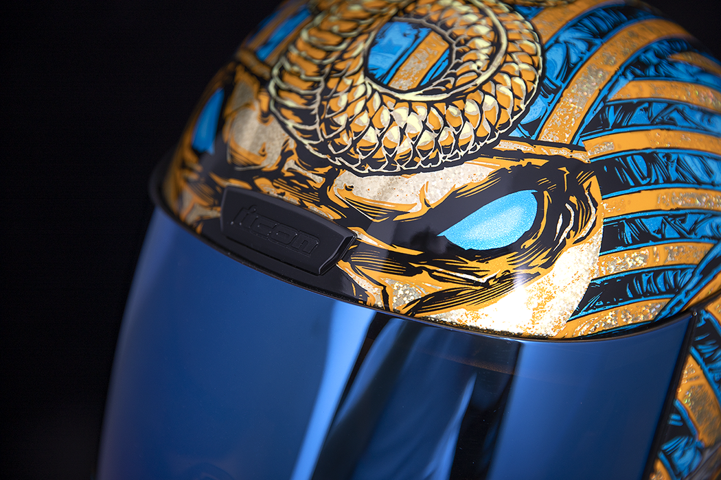 ICON Airform™ Motorcycle Helmet - Pharaoh - Gold - XL 0101-14089