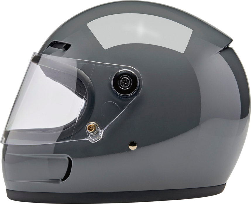 BILTWELL Gringo SV Helmet - Gloss Storm Gray - Large 1006-109-504