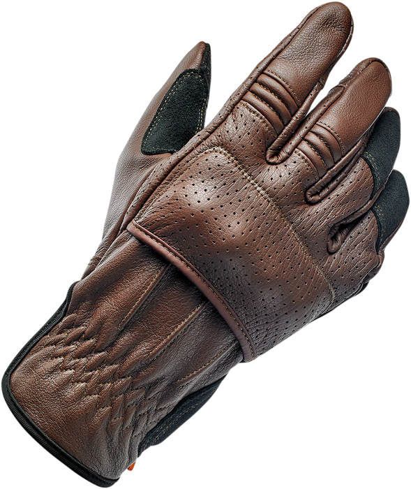 BILTWELL Borrego Gloves - Chocolate/Black - 2XL 1506-0201-306