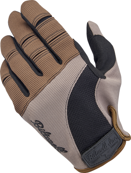 BILTWELL Moto Gloves - Coyote/Black - Small 1501-1301-002