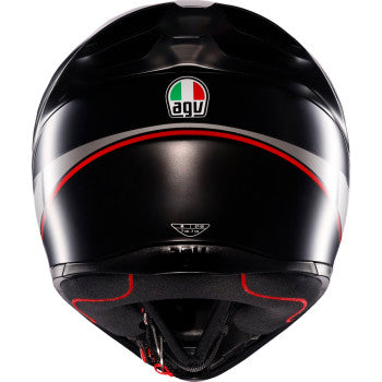 AGV K1 S Motorcycle Helmet - Lap - Matte Black/Gray/Red - XL 2118394003-034-XL