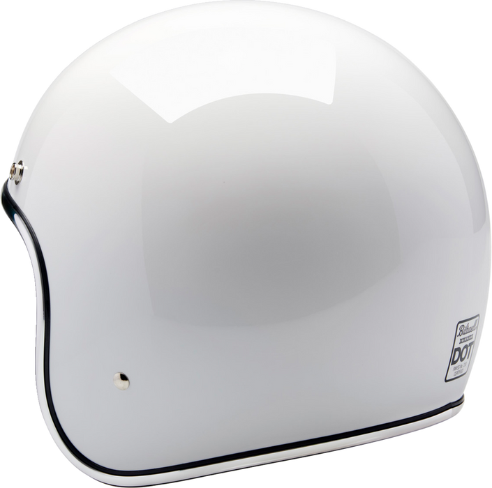 BILTWELL Bonanza Motorcycle Helmet - Gloss White - Small 1001-164-202