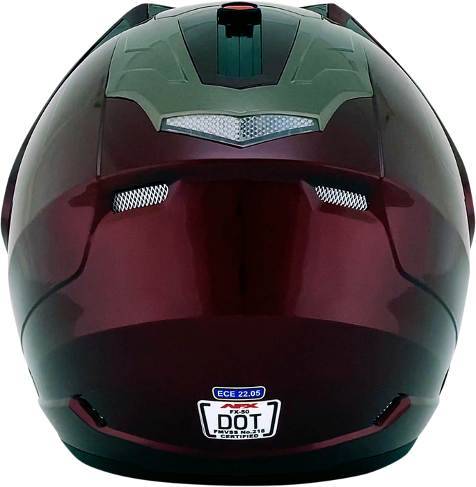 AFX FX-50 Motorcycle Helmet - Wine - Medium 0104-1389