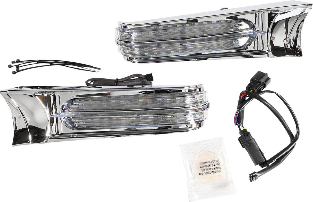 CIRO Filler Panel Accent Lights - Chrome 40048