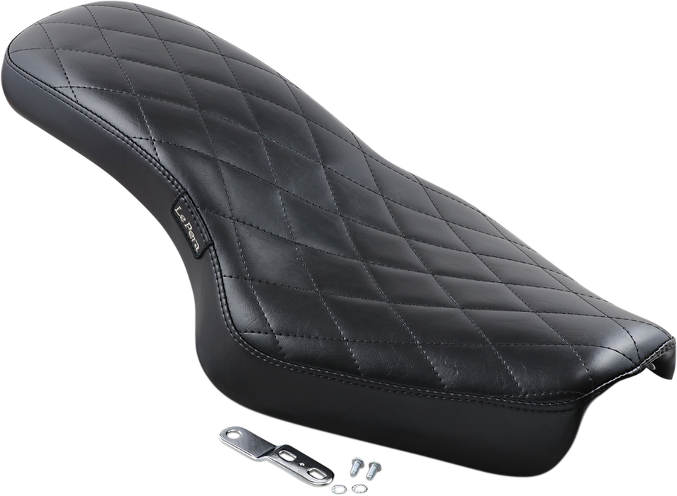 LE PERA Cobra Full-Length Seat - Diamond - Black LK-076DM