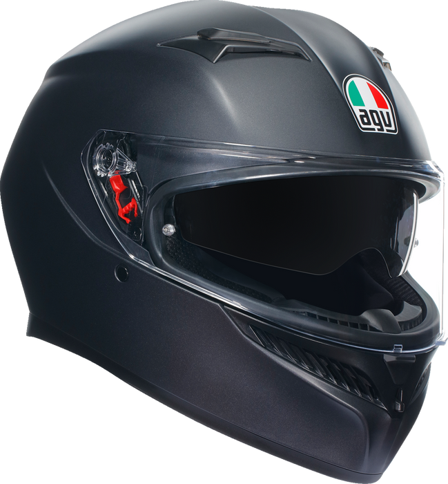 AGV K3 Motorcycle Helmet - Matte Black - Large 2118381004004L