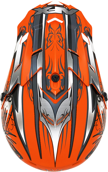 AFX FX-17 Helmet - Butterfly - Matte Orange - Medium 0110-7113