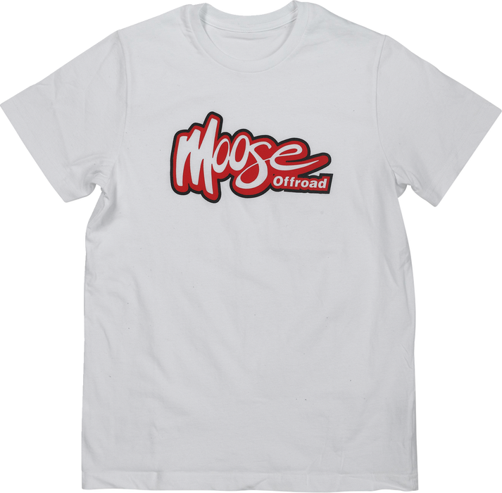 MOOSE RACING Youth Off-Road T-Shirt - White - Small 3032-3702