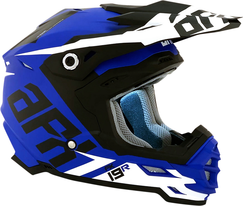 AFX FX-19R Helmet - Racing - Matte Blue - XL 0110-7071