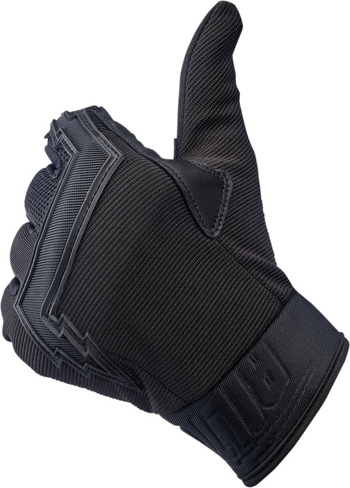 BILTWELL Baja Gloves - Black Out - XL 1508-0101-305