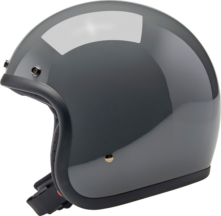 BILTWELL Bonanza Motorcycle Helmet - Gloss Storm Gray - XS 1001-165-201