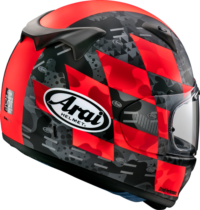 ARAI Regent-X Motorcycle Helmet - Patch - Red Frost - XL 0101-15837