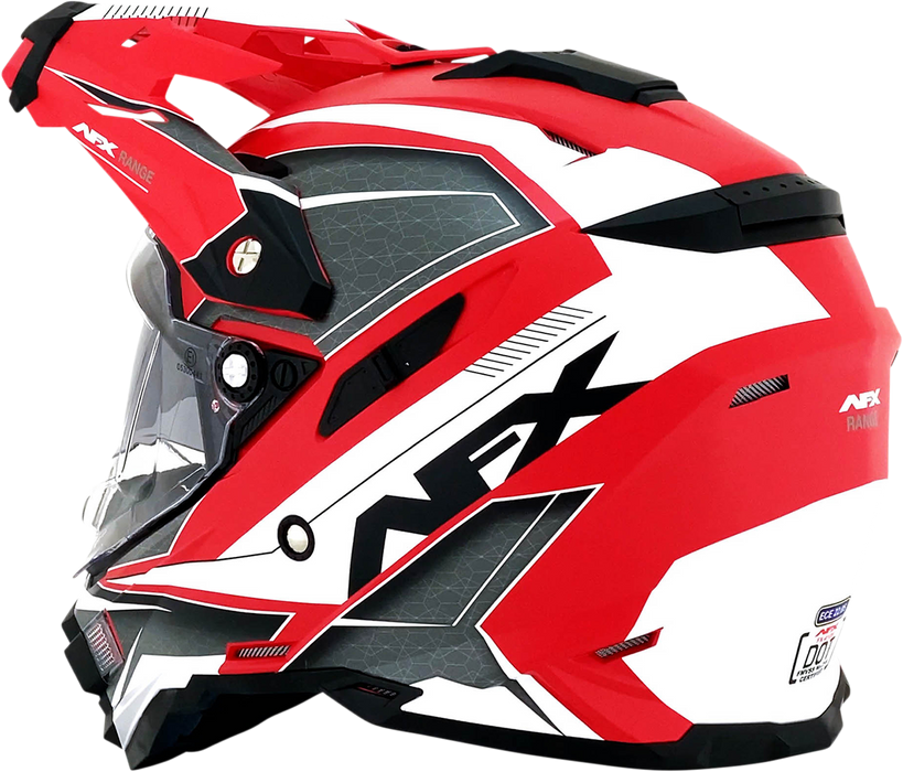 AFX FX-41 Motorcycle Helmet - Range - Matte Red - XL 0140-0069