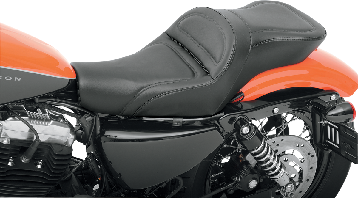 SADDLEMEN Seat - Explorer - Without Backrest - Stitched - Black - XLC '04+ 807-11-029