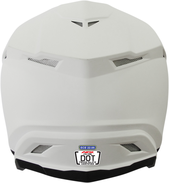 AFX FX-19R Motorcycle Helmet - Matte White - XL 0110-7061