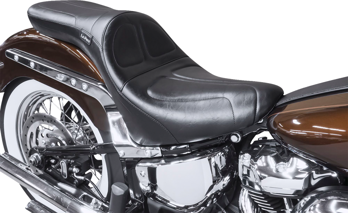 LE PERA Maverick Seat - Stitched - Black - FXLR/FLSB '18-'22 LYR-910