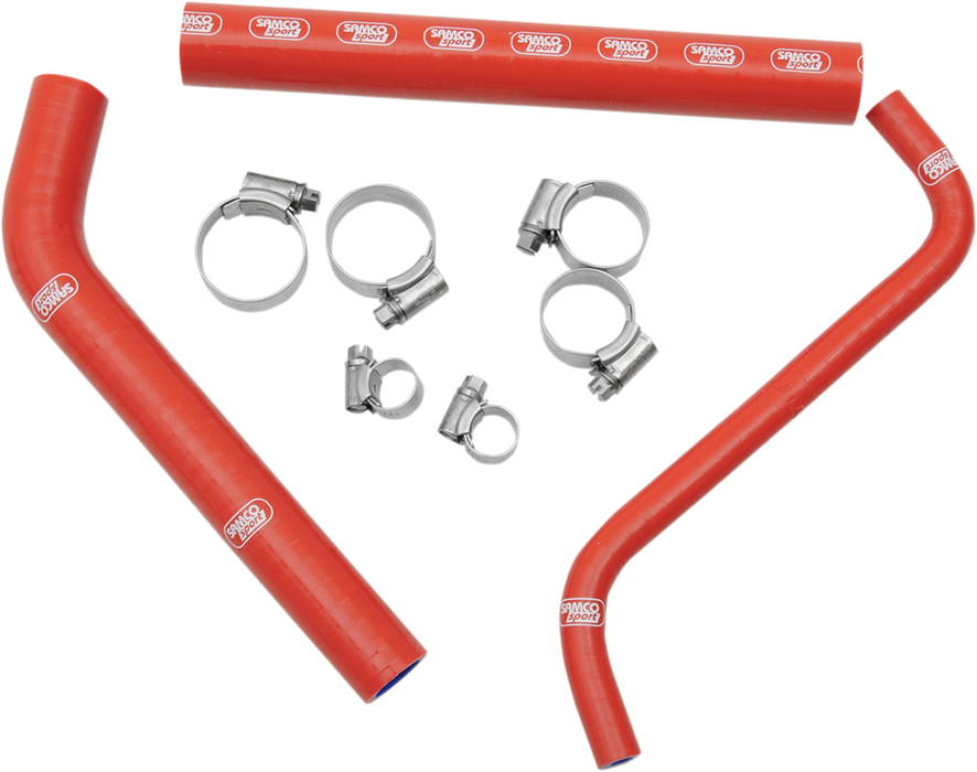 MOOSE RACING Race Fit Radiator Hose Kit - Red - Honda MBU-HON-39-RD