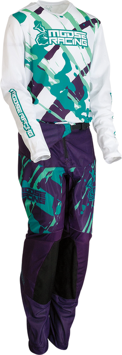 MOOSE RACING Youth Agroid Pants - Purple/Teal - 26 2903-2175