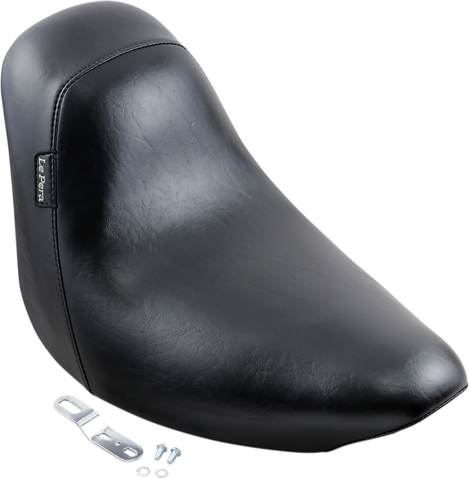 LE PERA Bare Bones Solo Seat - Smooth - Black - FXST LGK-007