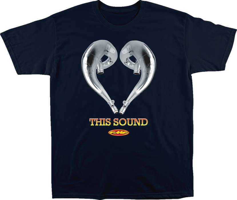 FMF Love Sound T-Shirt - Navy - XL SP23118915NVYXL 3030-23095