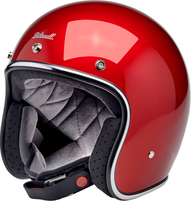 BILTWELL Bonanza Motorcycle Helmet - Metallic Cherry Red - XS 1001-351-201