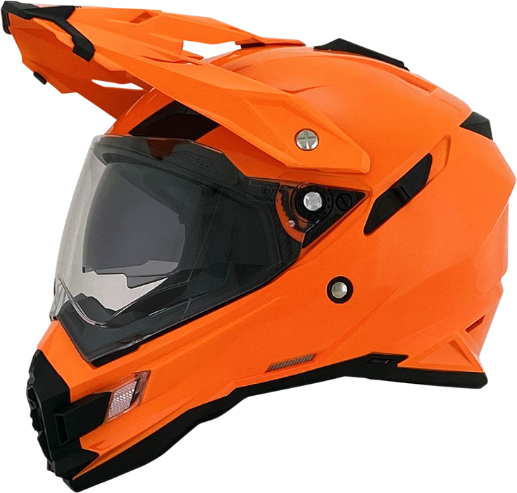 AFX FX-41DS Motorcycle Helmet - Safety Orange - Large 0110-3769