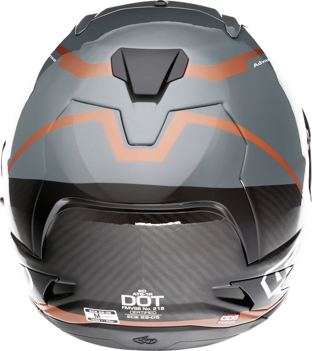 6D ATS-1R Motorcycle Helmet - Alpha - Bronze - Small 30-0575