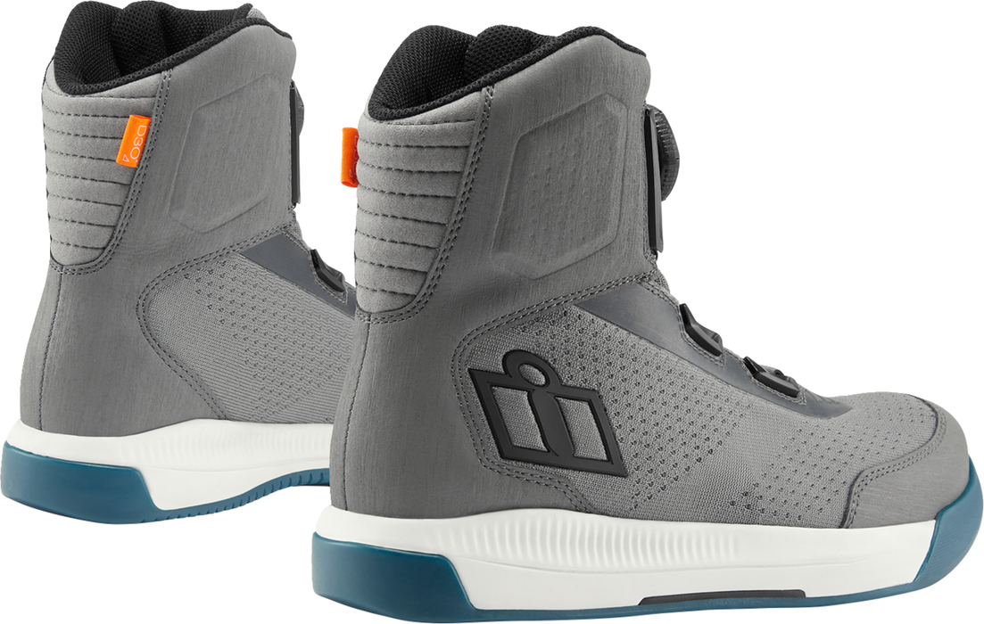 ICON Overlord™ Vented CE Boots - Gray - Size 13 3403-1278