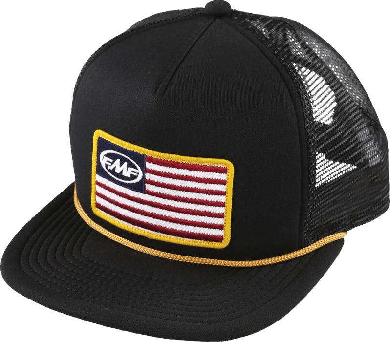 FMF Stars & Bars Hat - Black - One Size SP21196911BLK 2501-4104