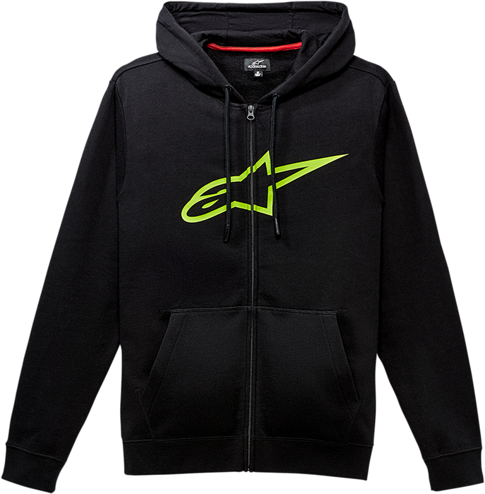 ALPINESTARS Ageless 2 Zip Hoodie - Black/Green - Large 1038530521060L