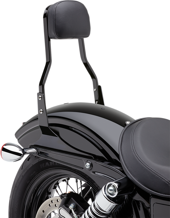 COBRA Short Sissy Bar - Black - Softail 602-1201B