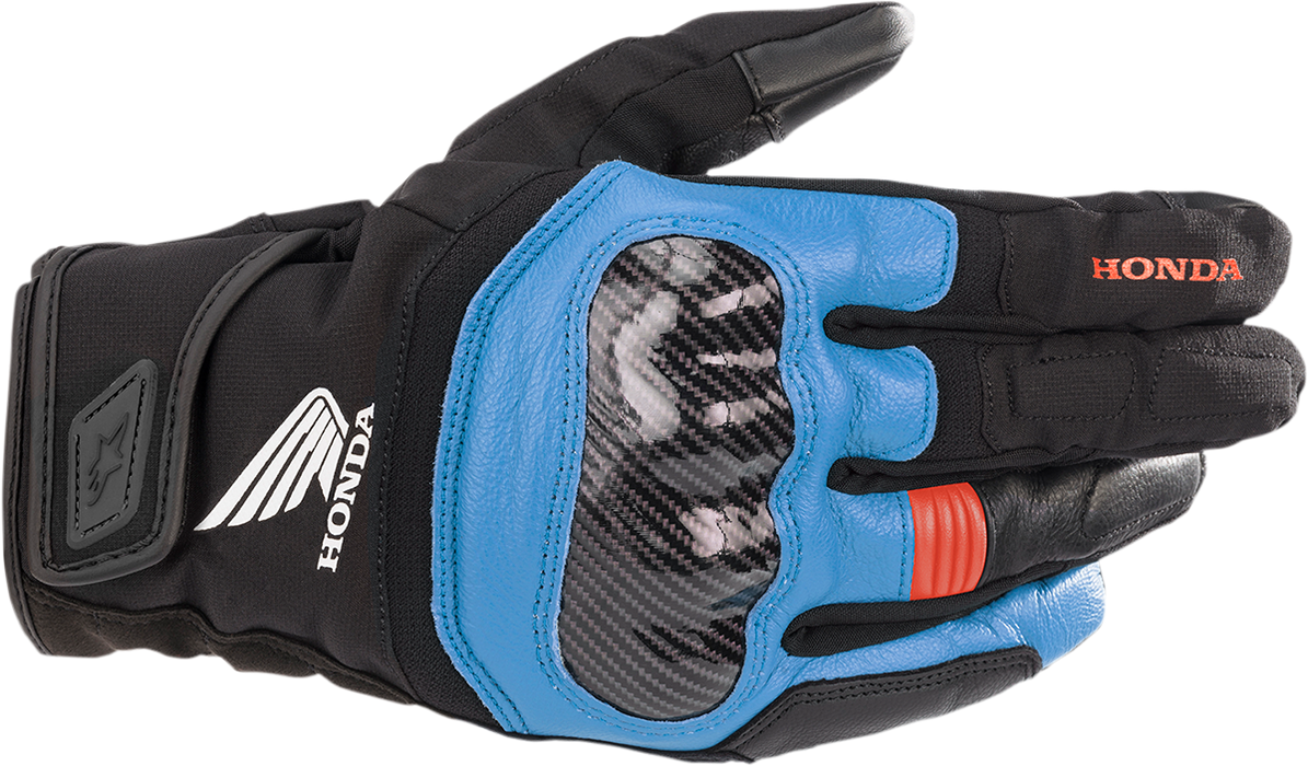 ALPINESTARS Honda SMX Z Drystar® Gloves - Black/Blue/Bright Red - 2XL 3527321-1737-2X