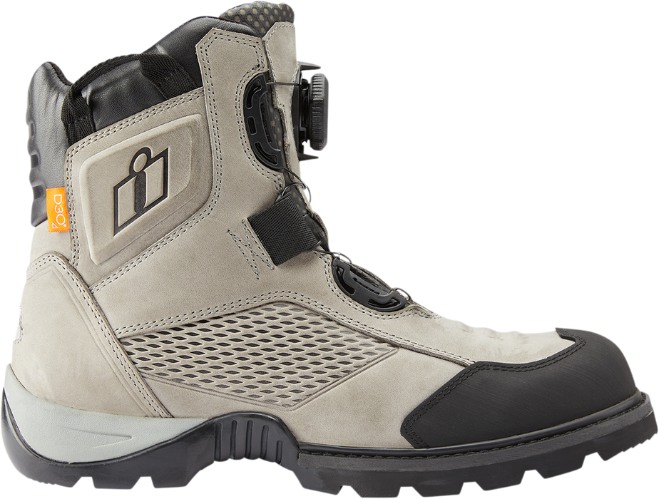 ICON Stormhawk Boots - Gray - Size 12 3403-1182