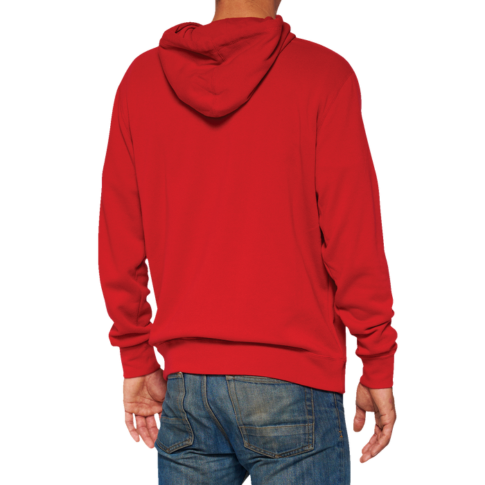 100% Icon Pullover Hoodie - Red - Medium 20029-00011