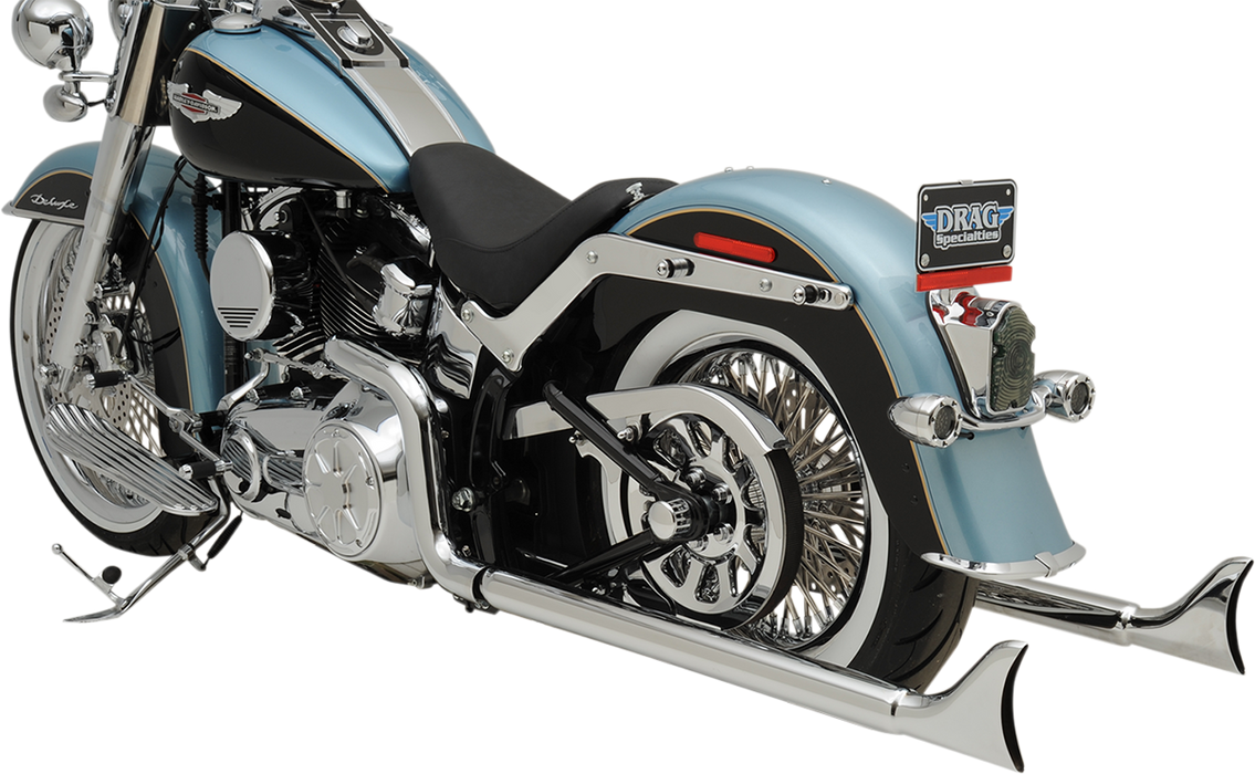 BASSANI XHAUST Fishtail Exhaust - 36" - Softail 1S46E-36