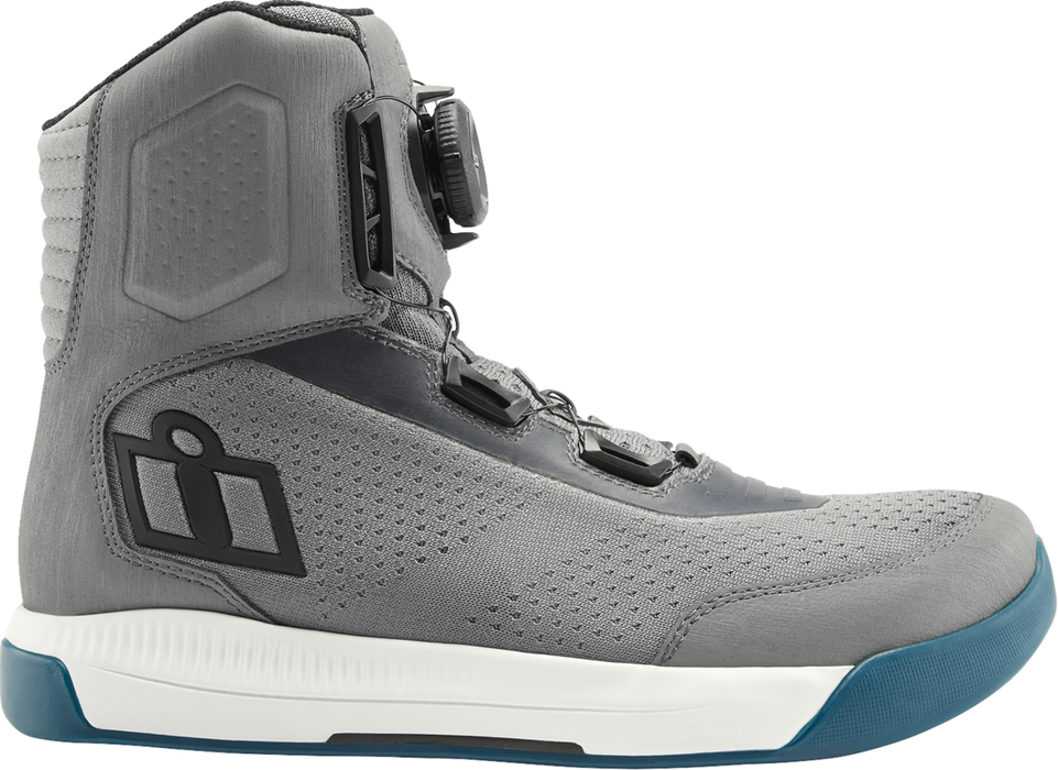 ICON Overlord™ Vented CE Boots - Gray - Size 9.5 3403-1272