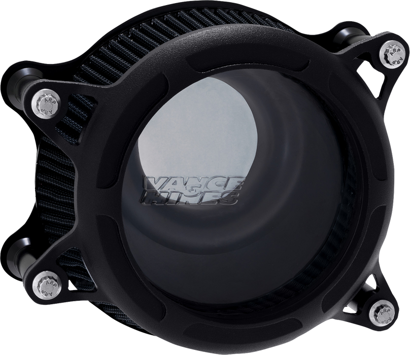 VANCE & HINES VO2 Insight Air Cleaner - Black Wrinkle 41073